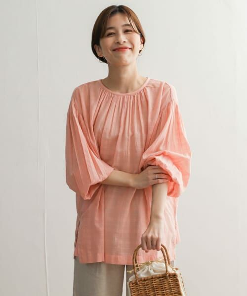 【新品タグ付】 URBAN RESEARCH DOORS ブラウス URBAN RESEARCH DOORS ブラウス シャツ 「UR TECH」ボイルサイド