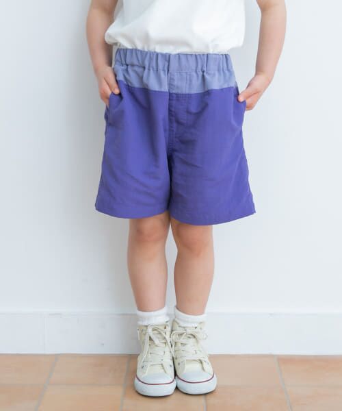 ＊＊URBAN RESEARCH DOORS / アーバンリサーチ ドアーズ その他パンツ | 撥水バイカラーショーツ(KIDS)（PURPLE系）