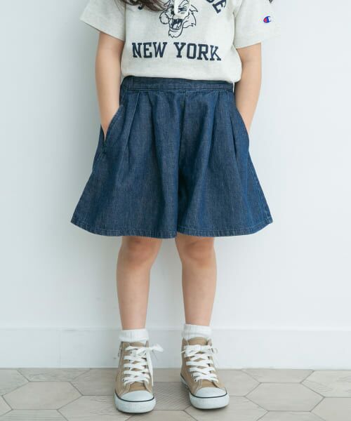 ＊＊URBAN RESEARCH DOORS / アーバンリサーチ ドアーズ その他パンツ | デニムキュロット(KIDS)（INDIGO）