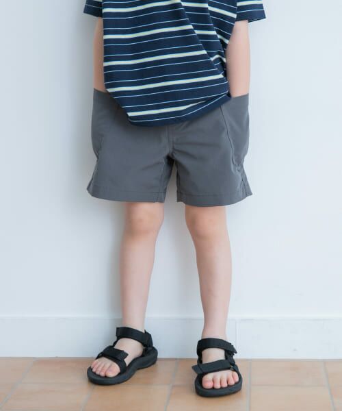 ＊＊URBAN RESEARCH DOORS / アーバンリサーチ ドアーズ その他パンツ | リップストップストレッチショーツ(KIDS)（CHARCOAL）