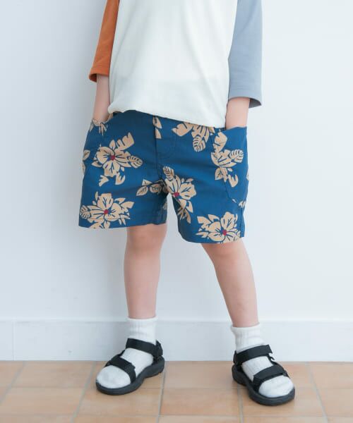＊＊URBAN RESEARCH DOORS / アーバンリサーチ ドアーズ その他パンツ | リップストップストレッチショーツ(KIDS)（FLOWER）