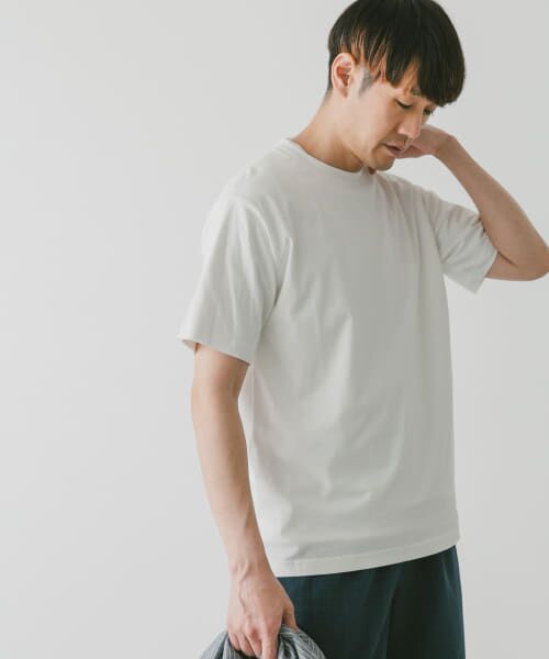 ＊＊URBAN RESEARCH DOORS / アーバンリサーチ ドアーズ Tシャツ | 『接触冷感』クールタッチプレーティングTシャツ（WHITE）