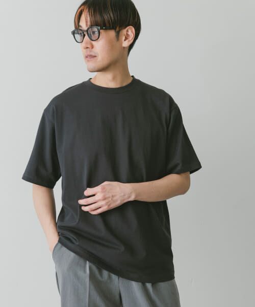 ＊＊URBAN RESEARCH DOORS / アーバンリサーチ ドアーズ Tシャツ | 『接触冷感』クールタッチプレーティングTシャツ（BLACK）