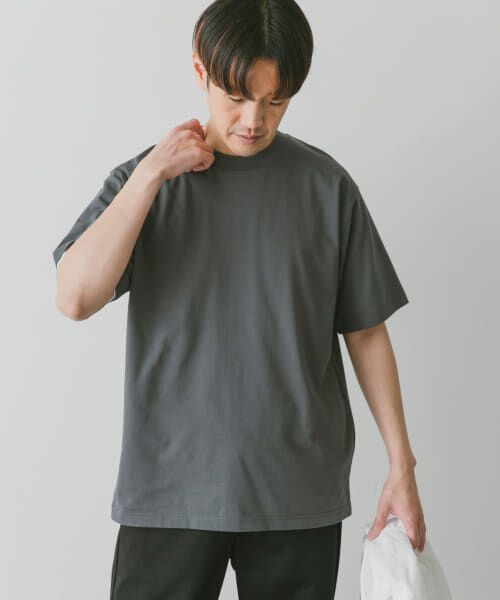 ＊＊URBAN RESEARCH DOORS / アーバンリサーチ ドアーズ Tシャツ | 『接触冷感』クールタッチプレーティングTシャツ（CHARCOAL）