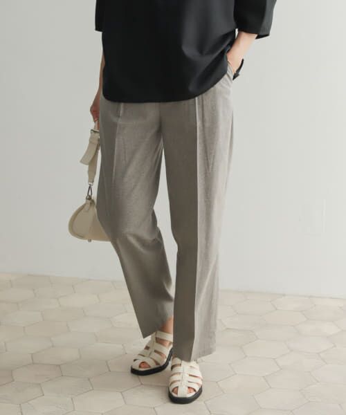 ＊＊URBAN RESEARCH DOORS / アーバンリサーチ ドアーズ その他パンツ | コットンリネントラウザー（NAVY）