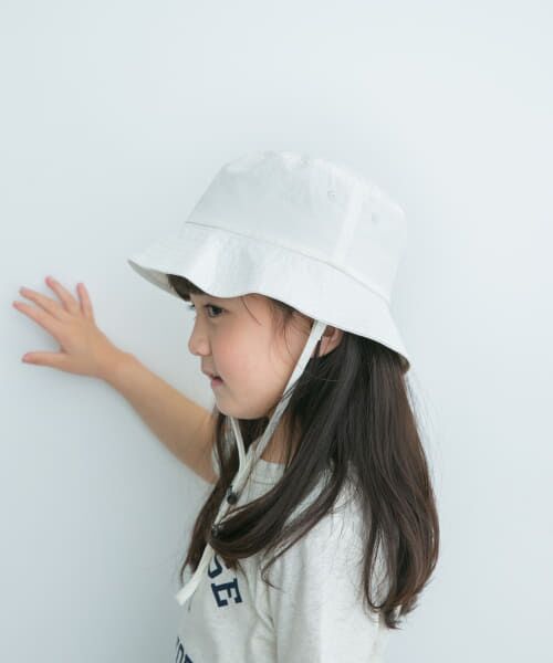 ＊＊URBAN RESEARCH DOORS / アーバンリサーチ ドアーズ 服飾雑貨 | タフタバケットハット(KIDS)（IVORY）
