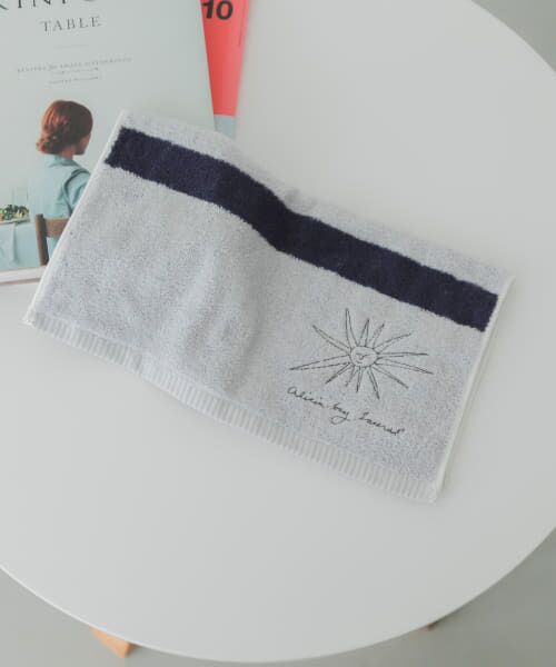 ＊＊URBAN RESEARCH DOORS / アーバンリサーチ ドアーズ タオル | LIVING PRODUCTS　Hand Towel border（gry×nvy）