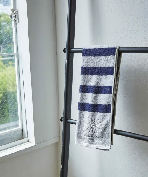 ＊＊URBAN RESEARCH DOORS / アーバンリサーチ ドアーズ タオル | LIVING PRODUCTS　Face Towel border（gry×nvy）
