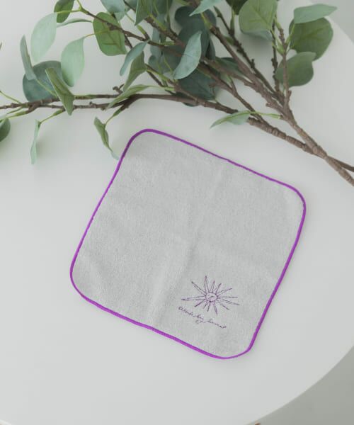 ＊＊URBAN RESEARCH DOORS / アーバンリサーチ ドアーズ タオル | LIVING PRODUCTS　Mini Towel gray（パープルメロー）