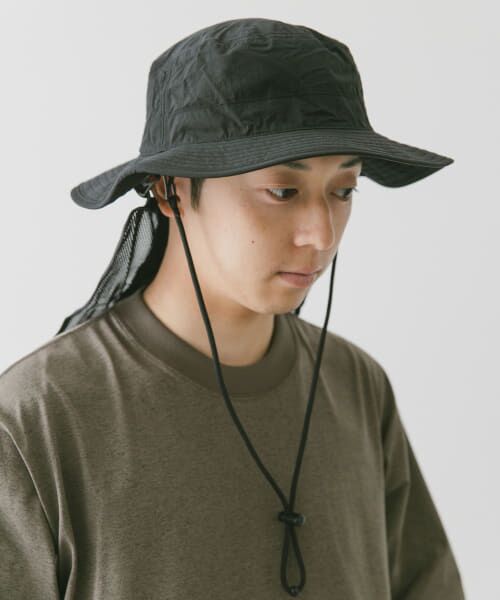 ＊＊URBAN RESEARCH DOORS / アーバンリサーチ ドアーズ ハット | サンシェードハット（Black）