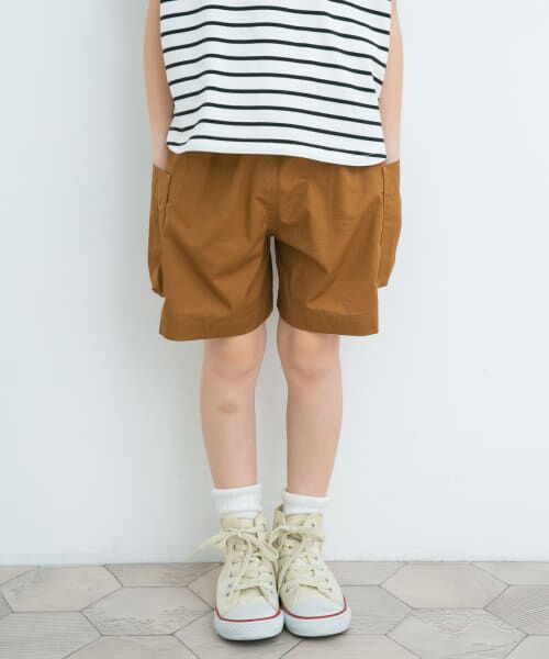 ＊＊URBAN RESEARCH DOORS / アーバンリサーチ ドアーズ その他パンツ | コットンサイドポケットショーツ(KIDS)（COYOTE）