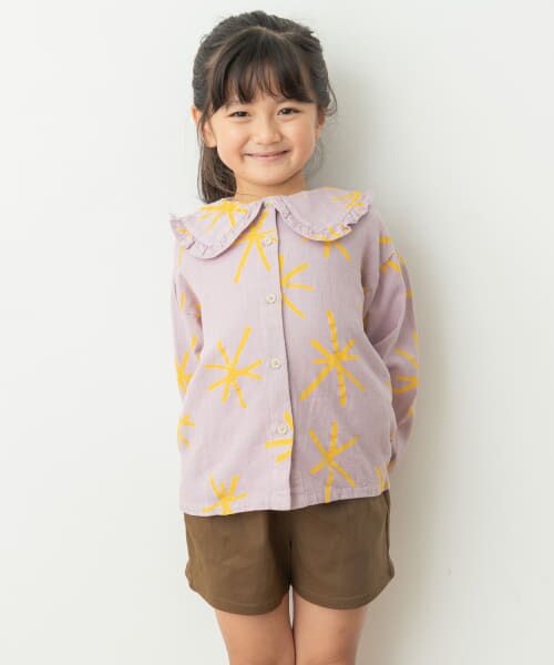 ＊＊URBAN RESEARCH DOORS / アーバンリサーチ ドアーズ トップス | BOBO CHOSES　Sparkle all over shirts(KIDS)（PINK）