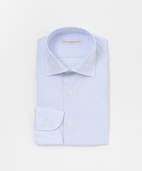 ＊＊URBAN RESEARCH DOORS / アーバンリサーチ ドアーズ シャツ・ブラウス | 『イージーケア』LIFE STYLE TAILOR　セミワイド細ストライプシャツ（BLUE-ST）