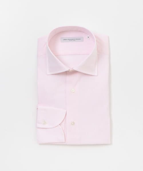 ＊＊URBAN RESEARCH DOORS / アーバンリサーチ ドアーズ シャツ・ブラウス | 『イージーケア』LIFE STYLE TAILOR　セミワイド細ストライプシャツ（PINK-ST）