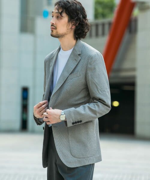 ＊＊URBAN RESEARCH DOORS / アーバンリサーチ ドアーズ その他アウター | LIFE STYLE TAILOR　ブラッシュドツイルジャケット（BRN-CH）