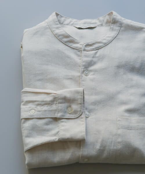 ＊＊URBAN RESEARCH DOORS / アーバンリサーチ ドアーズ シャツ・ブラウス | ビエラバンドカラーシャツ（OFF）