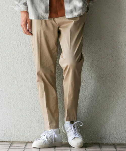 ＊＊URBAN RESEARCH DOORS / アーバンリサーチ ドアーズ その他パンツ | チノテーパードトラウザー（BEIGE）