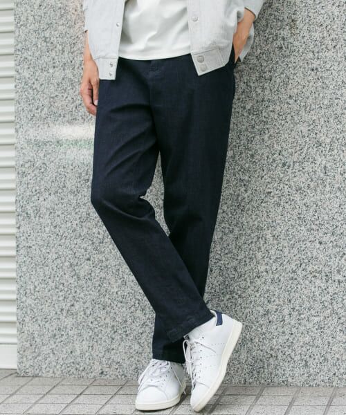 ＊＊URBAN RESEARCH DOORS / アーバンリサーチ ドアーズ デニムパンツ | デニムテーパードトラウザー（INDIGO）