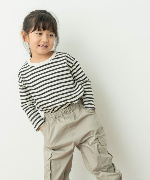 ＊＊URBAN RESEARCH DOORS / アーバンリサーチ ドアーズ トップス | コットンクルーネックロンTシャツ(KIDS)（CCL×OFF）