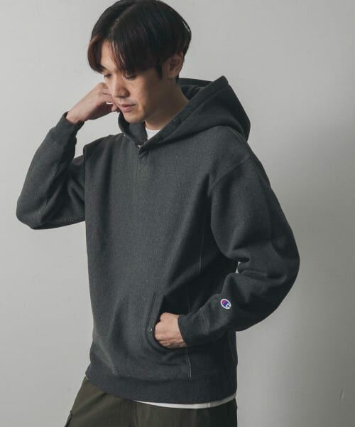 セール】 『別注』Champion×DOORS RW HALFSNAP PARKA （パーカー
