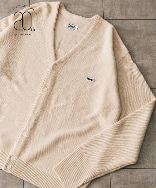 ＊＊URBAN RESEARCH DOORS / アーバンリサーチ ドアーズ カーディガン・ボレロ | 『別注』PENNEYS×DOORS　THE FOX Vネックカーディガン（ECRU）
