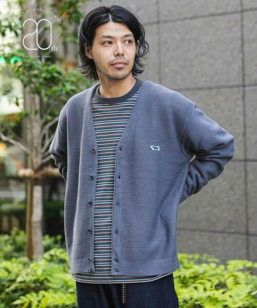 ＊＊URBAN RESEARCH DOORS / アーバンリサーチ ドアーズ カーディガン・ボレロ | 『別注』PENNEYS×DOORS　THE FOX Vネックカーディガン（GRAY）
