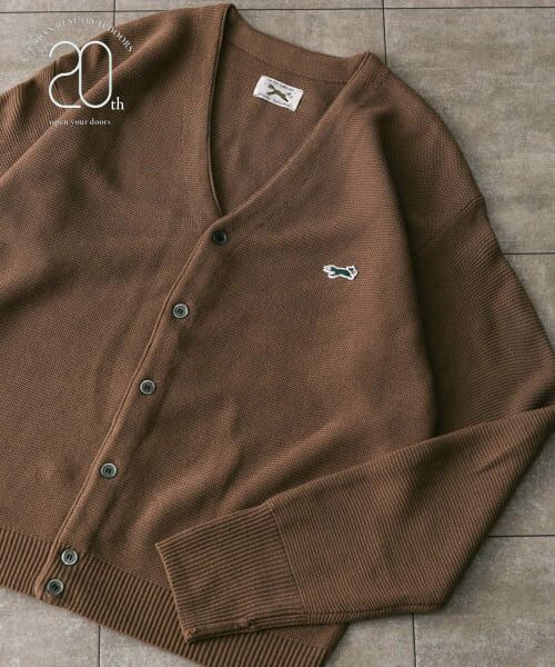 ＊＊URBAN RESEARCH DOORS / アーバンリサーチ ドアーズ カーディガン・ボレロ | 『別注』PENNEYS×DOORS　THE FOX Vネックカーディガン（BROWN）