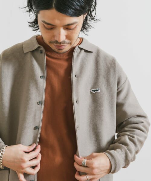 ＊＊URBAN RESEARCH DOORS / アーバンリサーチ ドアーズ カーディガン・ボレロ | 『XLサイズ/WEB限定』『別注』PENNEYS×DOORS　THE FOX シャツカーディガン（TAUPE）