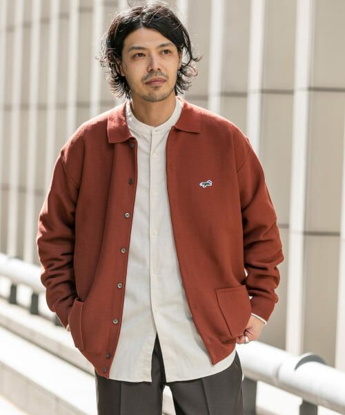＊＊URBAN RESEARCH DOORS / アーバンリサーチ ドアーズ カーディガン・ボレロ | 『XLサイズ/WEB限定』『別注』PENNEYS×DOORS　THE FOX シャツカーディガン（TERRACOTTA）