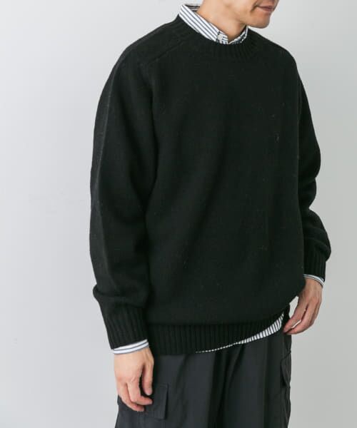 セール】 『4サイズ展開』手洗い可 WOOL100% クルーネックニット