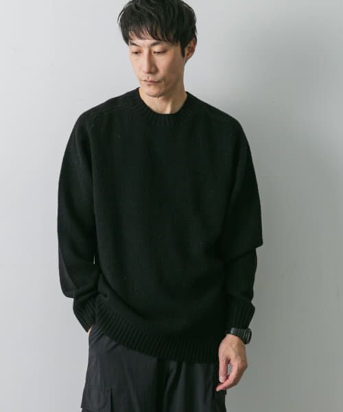 セール】 『4サイズ展開』手洗い可 WOOL100% クルーネックニット