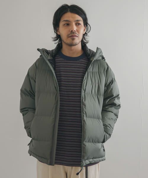 NANGA アーバンリサーチドアーズ　ダウンジャケット　オリーブ　カーキ NANGA EXCLUSIVE COLLECTION 2020AW URBAN RESEARCH STYLING