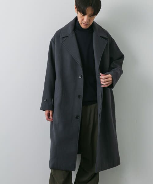 アーバンリサーチドアーズ　メルトンバルマカンコート　M　定価29700円 楽天市場】【SALE／70%OFF】ニットメルトン バルマカンコート