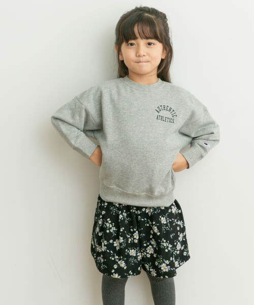 ＊＊URBAN RESEARCH DOORS / アーバンリサーチ ドアーズ トップス | 『別注』Champion×DOORS　ロゴスウェット(KIDS)（OXFORDGRAY）