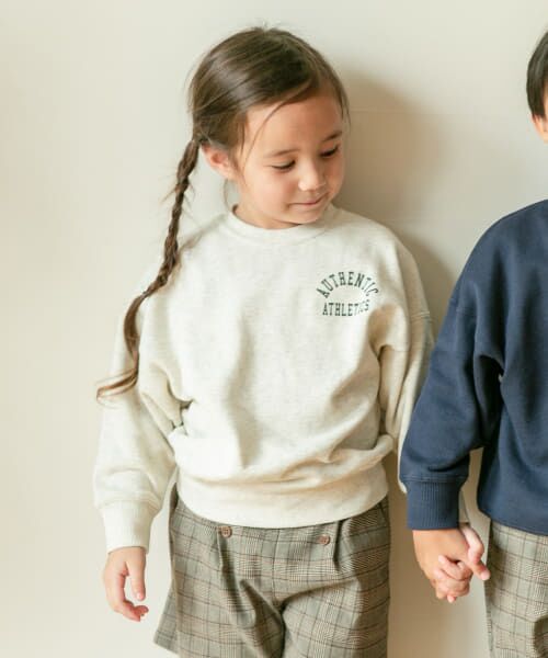 ＊＊URBAN RESEARCH DOORS / アーバンリサーチ ドアーズ トップス | 『別注』Champion×DOORS　ロゴスウェット(KIDS)（OAT MEAL）