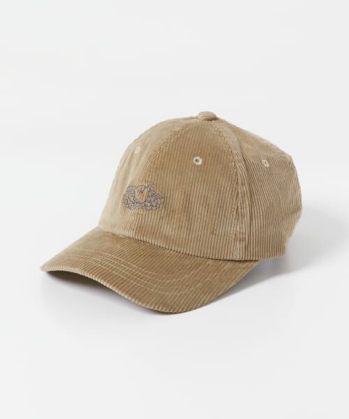 ＊＊URBAN RESEARCH DOORS / アーバンリサーチ ドアーズ キャップ | 『別注』FRUIT OF THE LOOM×DOORS　刺繍コーデュロイキャップ（Beige）