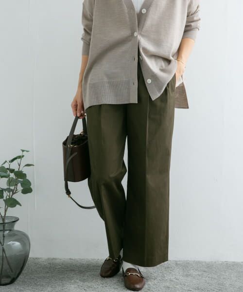 work not work アーバンリサーチ リボンワイドタックパンツ 新品 セール】タックワイドパンツ（その他パンツ）｜URBAN RESEARCH