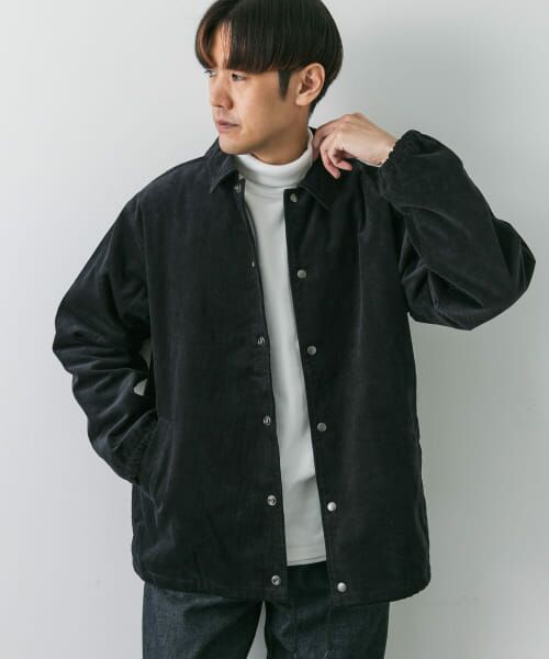 COACH】激レア コーチ ハンティングジャケット コート コーデュロイ襟 COACH】激レア コーチ ハンティングジャケット コート コーデュロイ襟