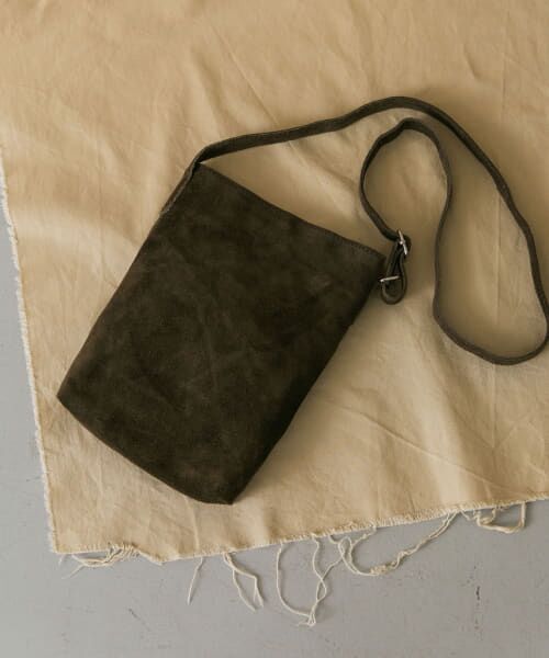 ＊＊URBAN RESEARCH DOORS / アーバンリサーチ ドアーズ ショルダーバッグ | スエードショルダー（BrownKhaki）