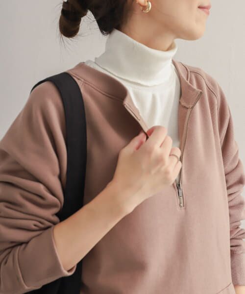 ＊＊URBAN RESEARCH DOORS / アーバンリサーチ ドアーズ Tシャツ | 『UR TECH』テレコタートルネックTシャツ（OFF WHITE）