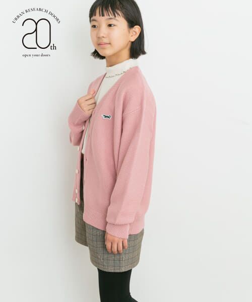 ＊＊URBAN RESEARCH DOORS / アーバンリサーチ ドアーズ ニット・セーター | 『別注』PENNEYS×DOORS　THE FOX VネックCD(KIDS)（PINK）