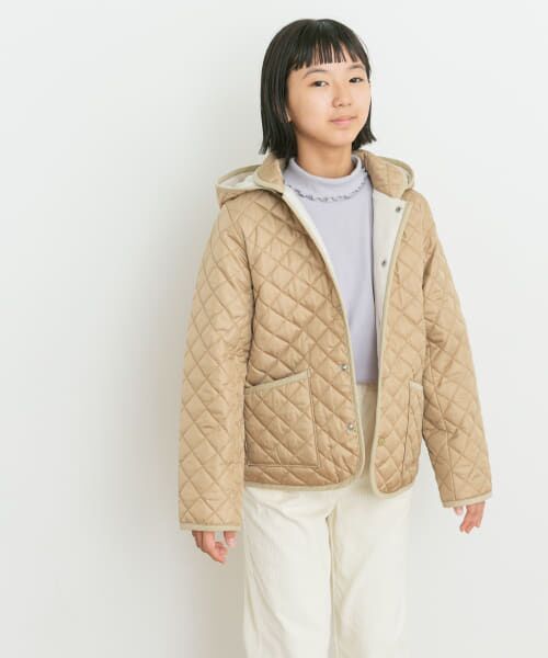 ＊＊URBAN RESEARCH DOORS / アーバンリサーチ ドアーズ アウター | キルトジャケット(KIDS)（BEIGE）