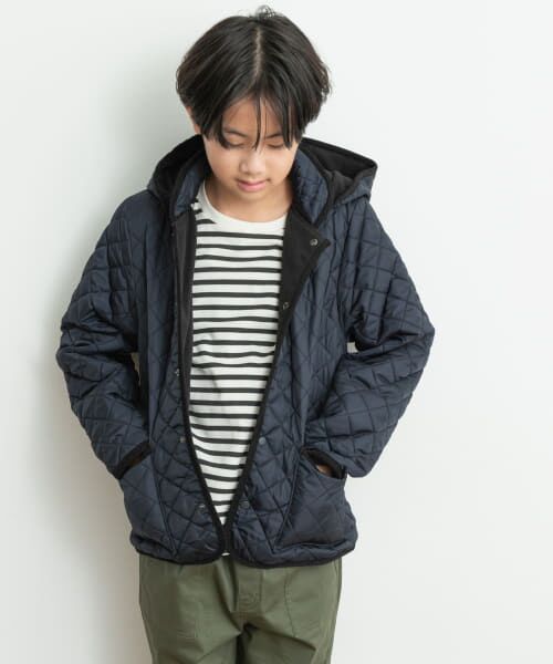 ＊＊URBAN RESEARCH DOORS / アーバンリサーチ ドアーズ アウター | キルトジャケット(KIDS)（NAVY）