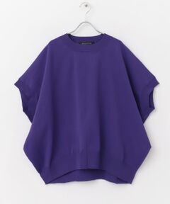 mizuiro ind　crew-neck cocoon vest