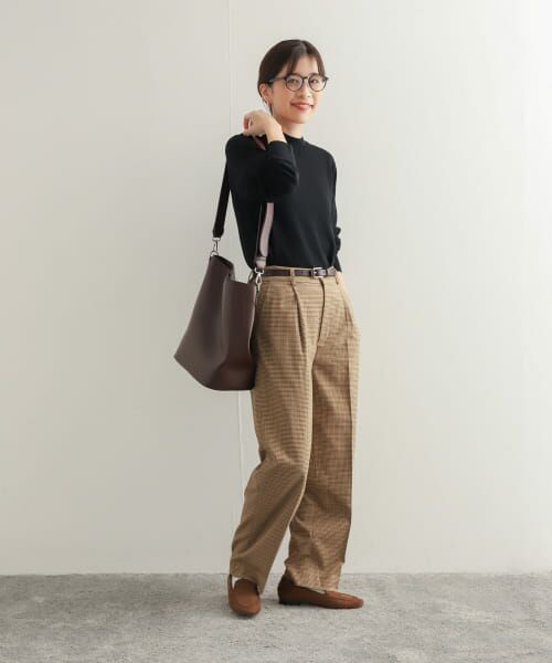 アーバンリサーチ チェックトラウザーパンツ 新品 URBAN RESEARCH DOORS パンツ チェックトラウザーパンツ