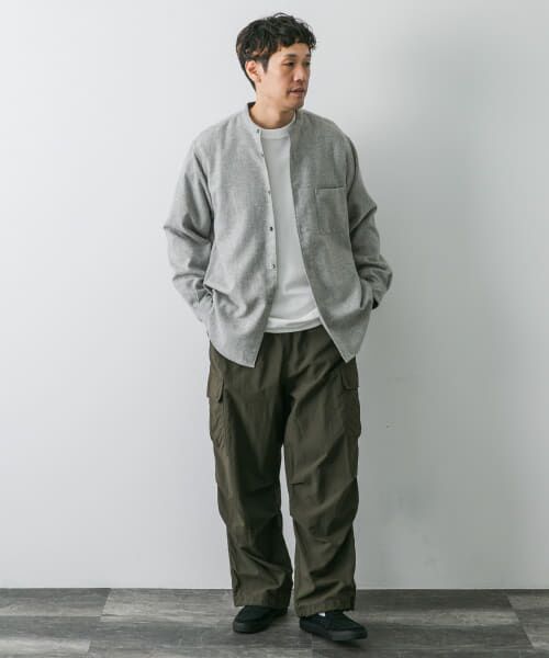 かぐれ　新品タグ付き　リネンスクエアケープシャツ　アーバンリサーチドアーズ かぐれ 新品タグ付き リネンスクエアケープシャツ アーバン