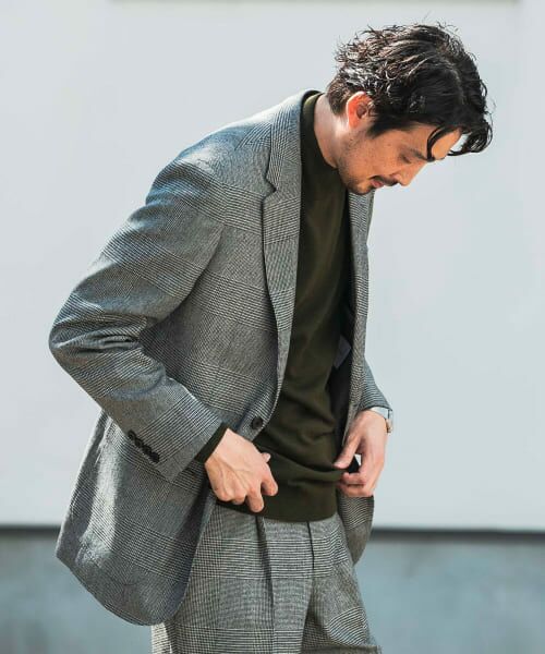 ＊＊URBAN RESEARCH DOORS / アーバンリサーチ ドアーズ その他アウター | LIFE STYLE TAILOR　フラノジャケット（GRAY-CH）