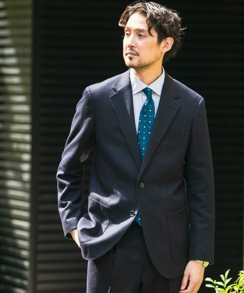 ＊＊URBAN RESEARCH DOORS / アーバンリサーチ ドアーズ その他アウター | LIFE STYLE TAILOR　フラノジャケット（NAVY）