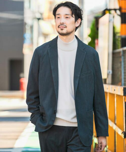 ＊＊URBAN RESEARCH DOORS / アーバンリサーチ ドアーズ その他アウター | LIFE STYLE TAILOR　コーデュロイコンフォータブルジャケット（GRAY）