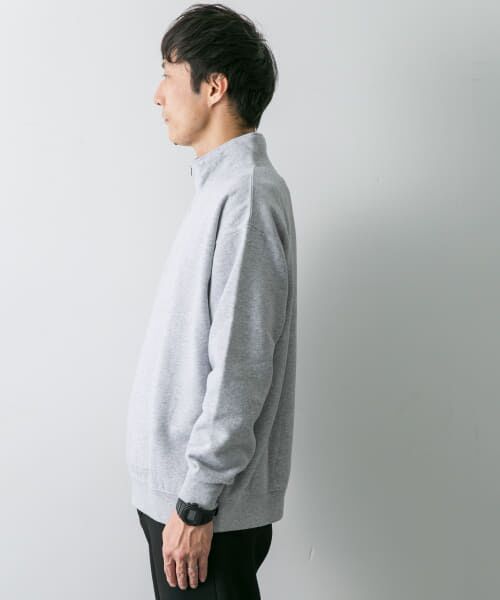 セール】 コットン裏起毛ハーフジップスウェット （スウェット